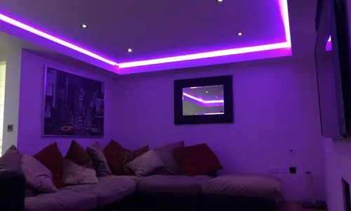 dekorasi lampu ruangan
