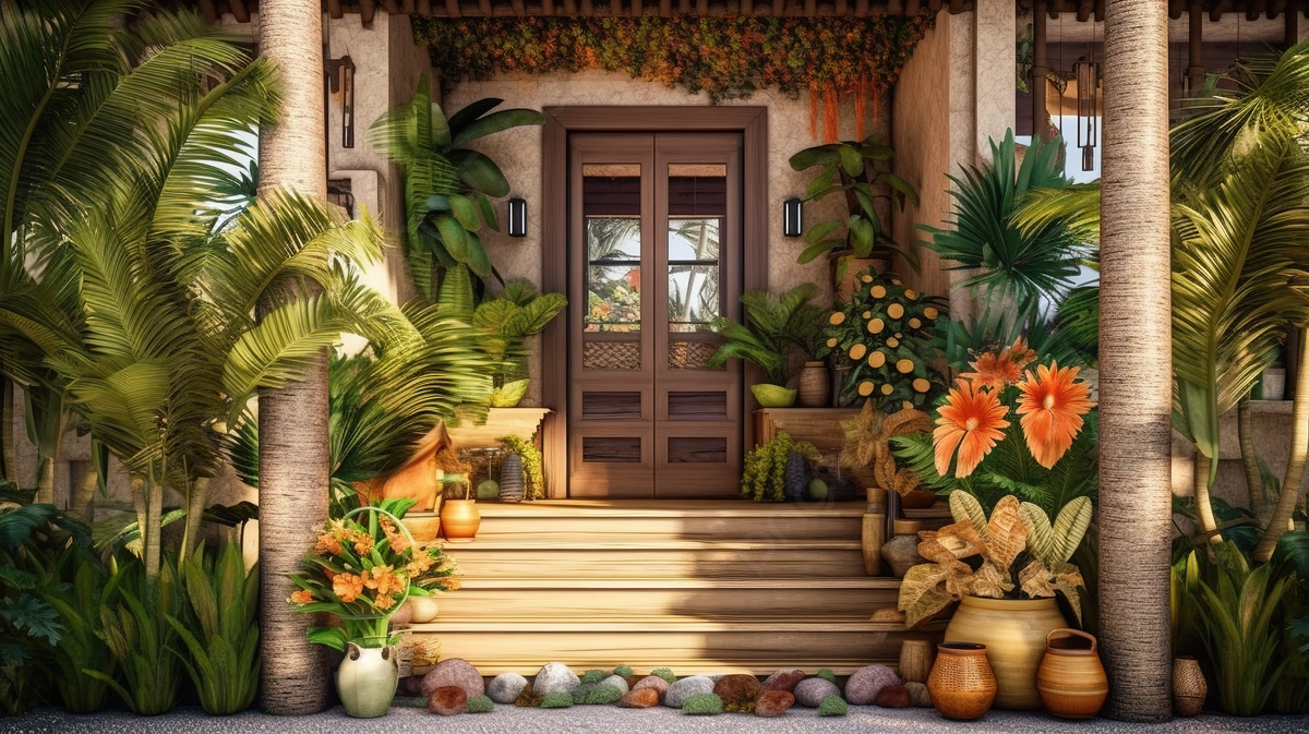 Rekomendasi Desain Pintu Rumah Tropis
