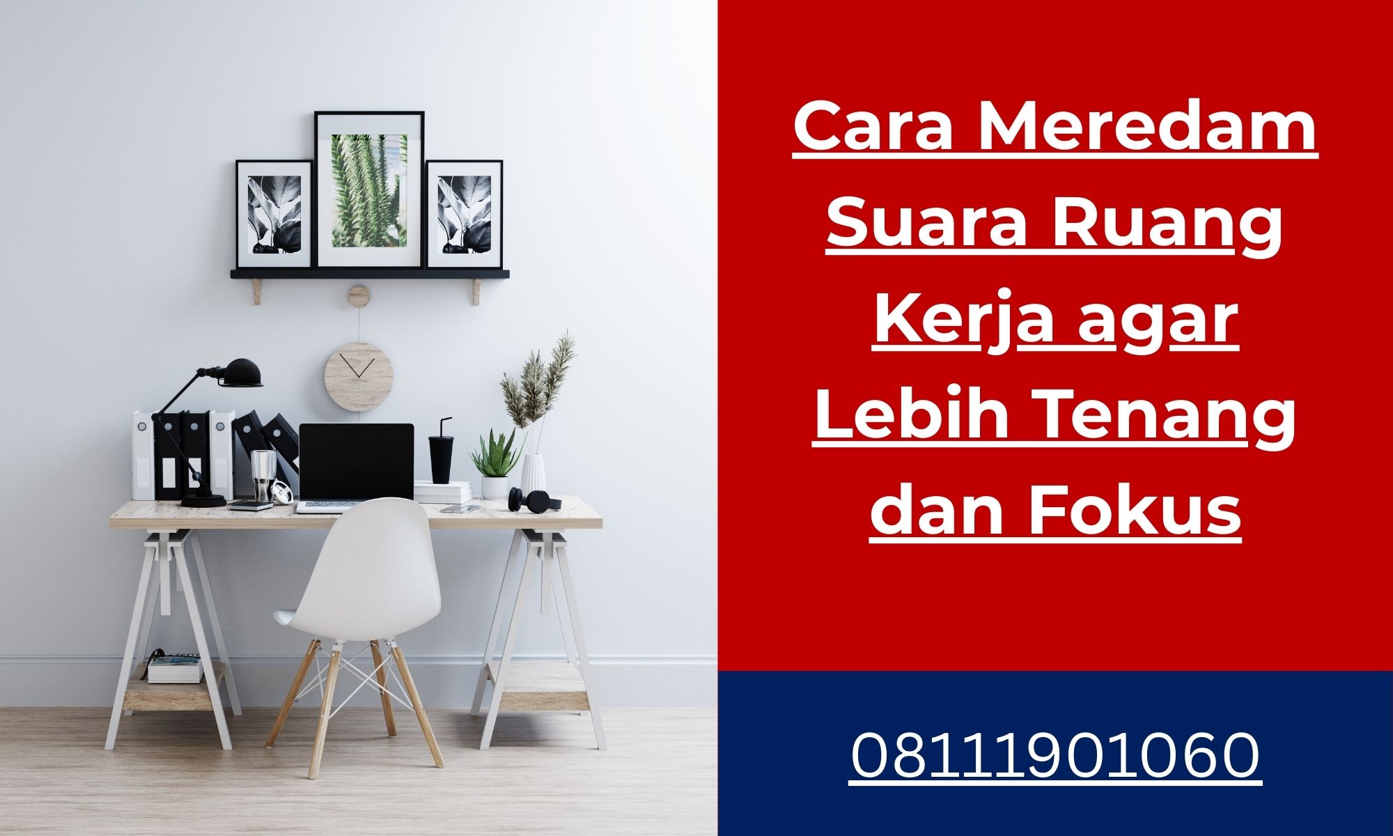 Cara Meredam Suara Ruang Kerja agar Lebih Tenang dan Fokus