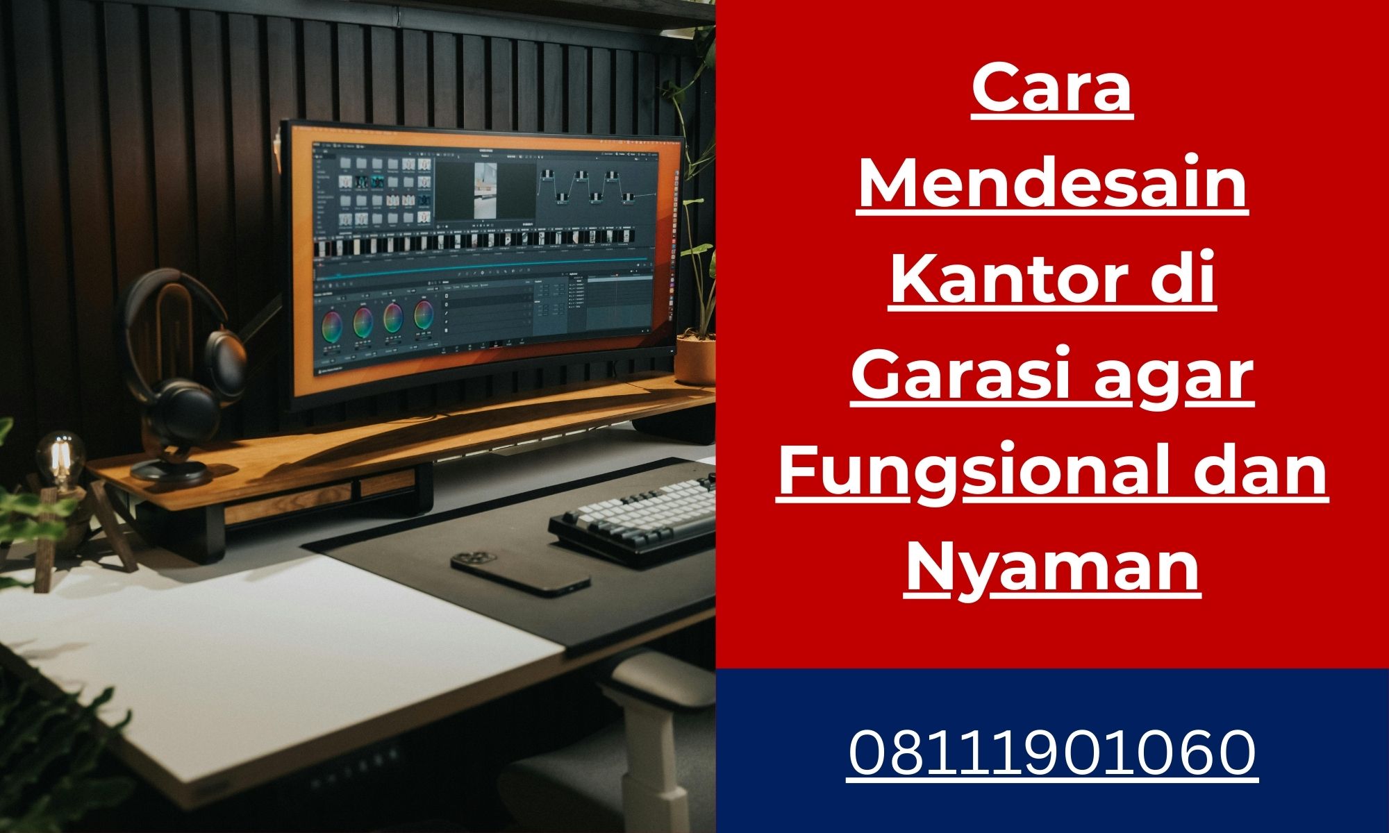 Cara Mendesain Kantor di Garasi agar Fungsional dan Nyaman