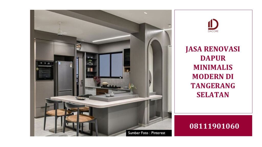 JASA RENOVASI DAPUR MINIMALIS MODERN DI TANGERANG SELATAN