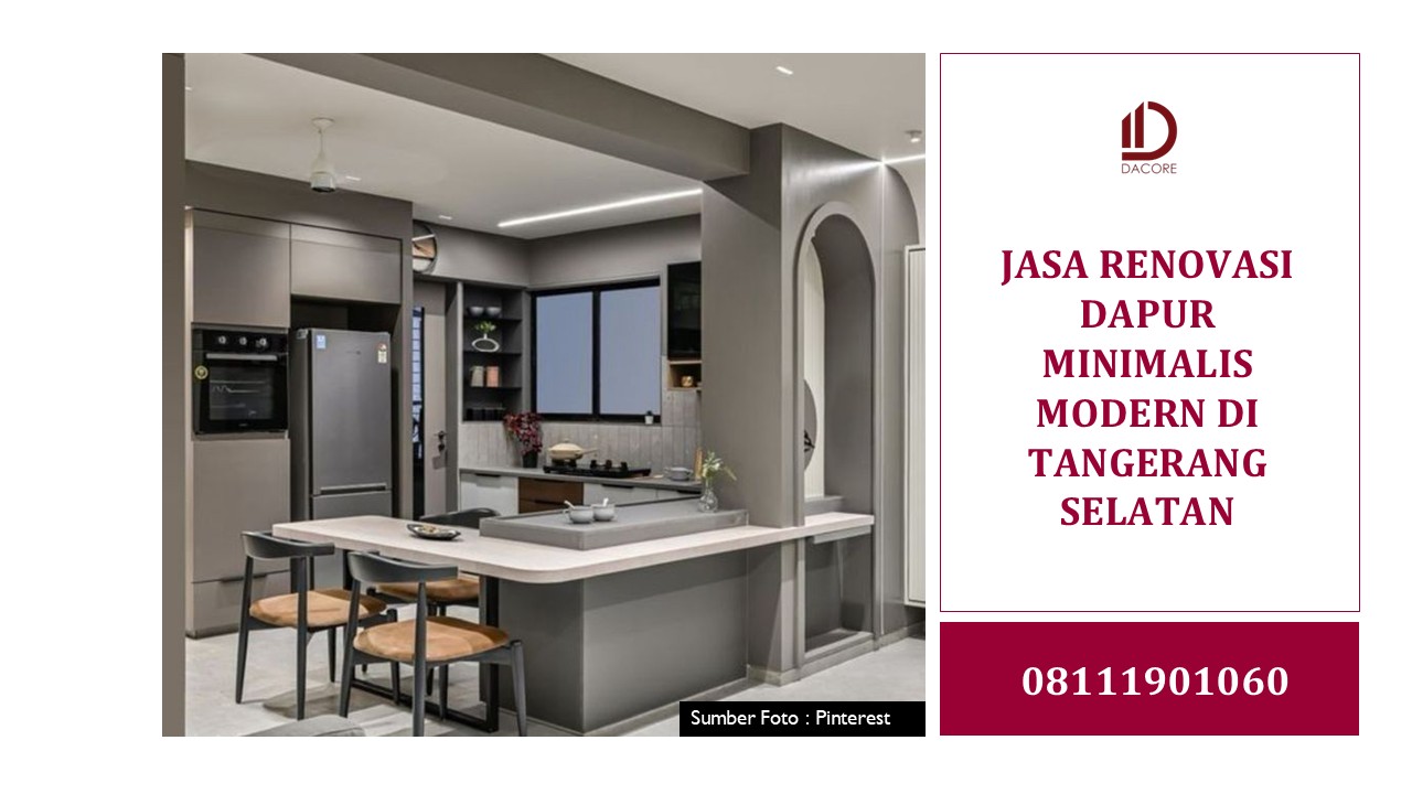 Jasa Renovasi Dapur Minimalis Modern di Tangerang Selatan