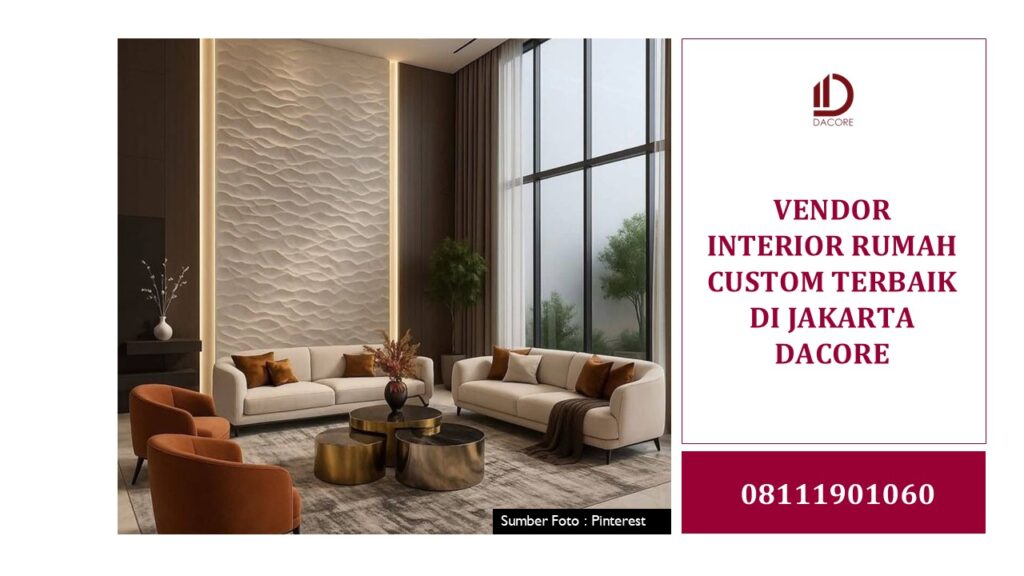 VENDOR INTERIOR RUMAH CUSTOM TERBAIK DI JAKARTA DACORE