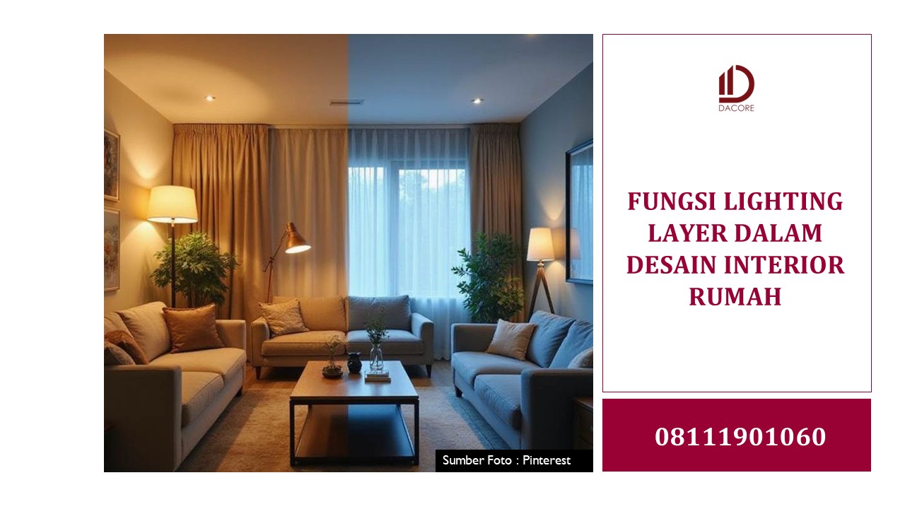 FUNGSI LIGHTING LAYER DALAM DESAIN INTERIOR RUMAH