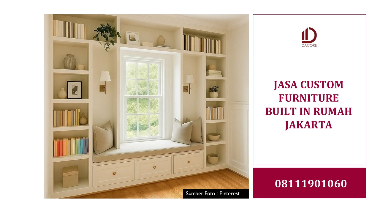 JASA CUSTOM FURNITURE BUILT IN RUMAH JAKARTA