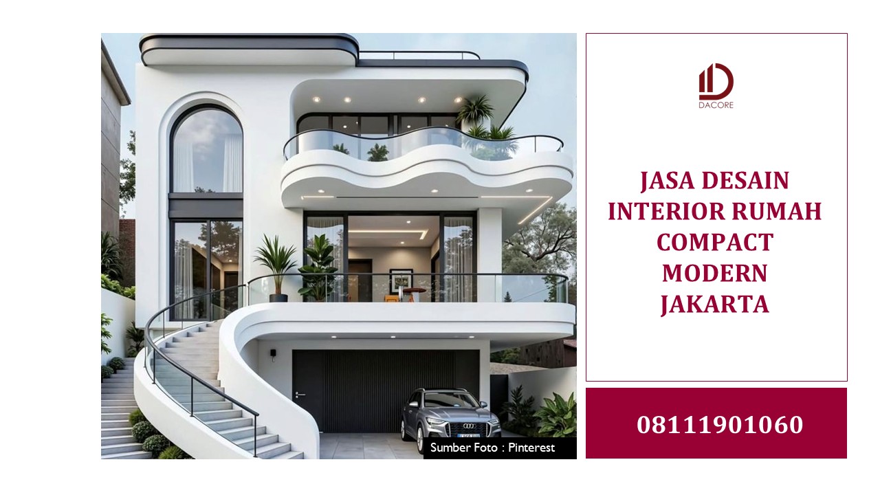JASA DESAIN INTERIOR RUMAH COMPACT MODERN JAKARTA