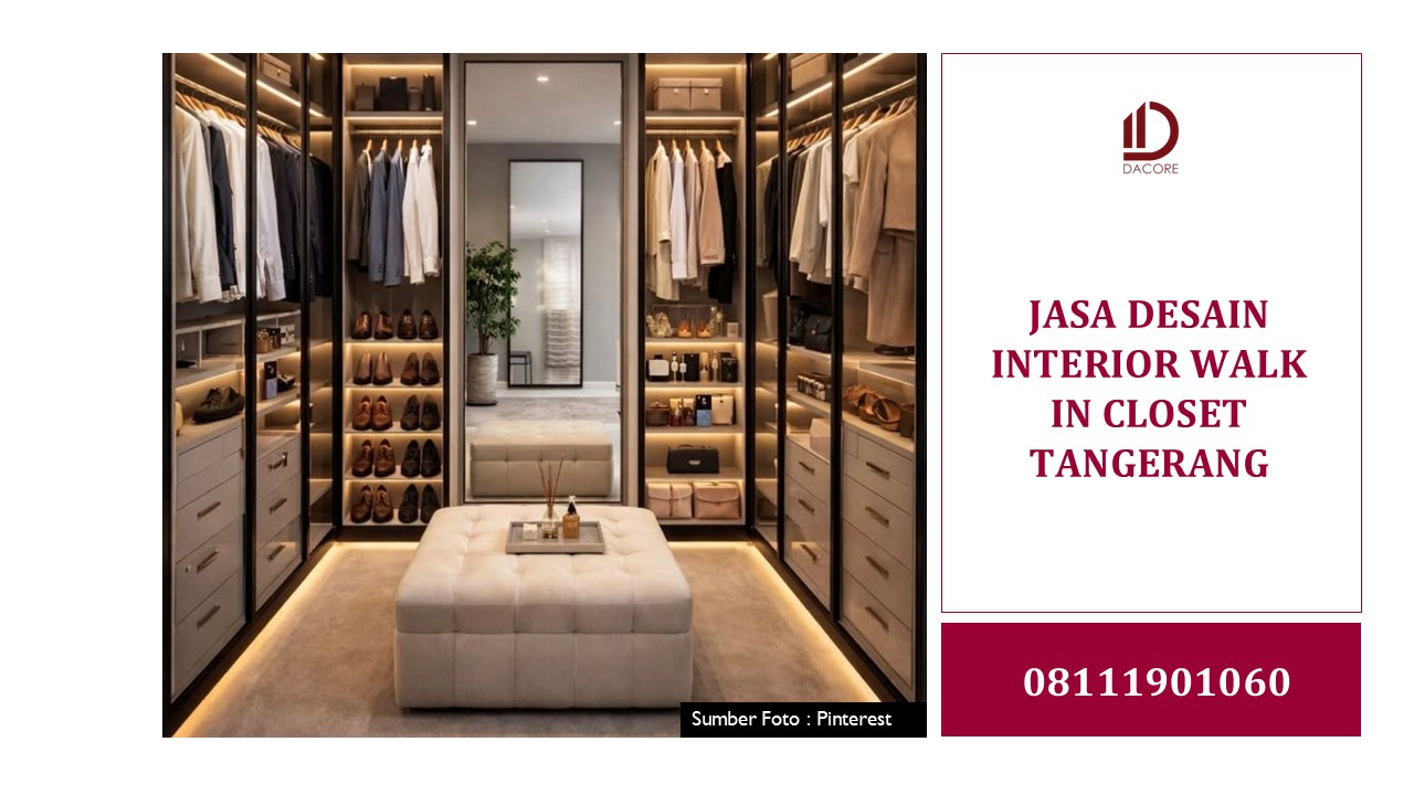 JASA DESAIN INTERIOR WALK IN CLOSET TANGERANG