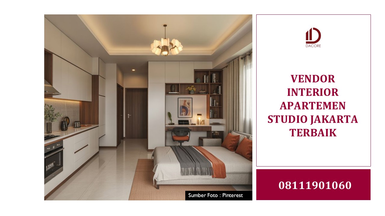 VENDOR INTERIOR APARTEMEN STUDIO JAKARTA TERBAIK